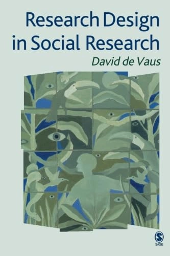 Research design in social research; David A. De Vaus; 2001