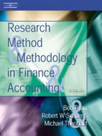 Research method and methodology in finance and accounting; Bob Ryan; 2002