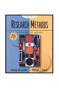 Research methods : a process of inquiry; Anthony M. Graziano; 2004