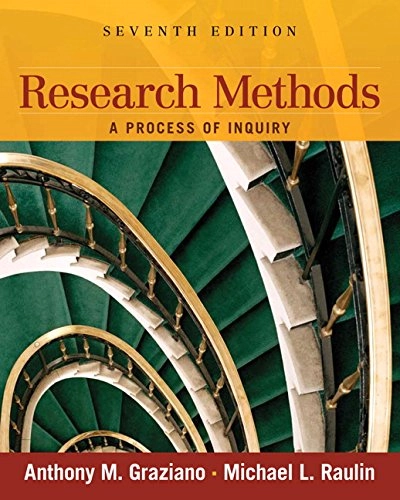 Research methods : a process of inquiry; Anthony M. Graziano; 2010