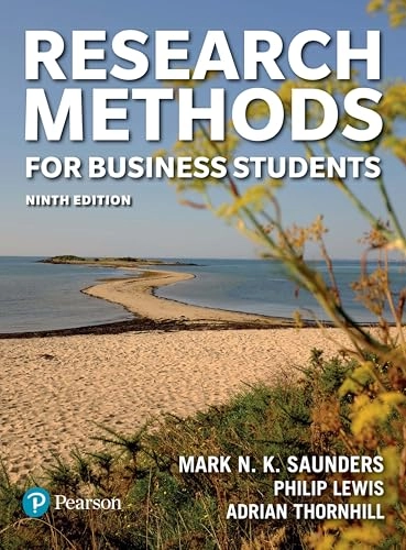 Research methods for business students; Mark Saunders; 2023