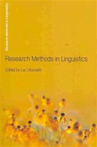 Research methods in linguistics; Litosseliti Lia; 2010