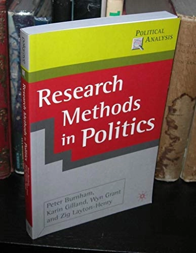 Research methods in politics; Peter Burnham; 2004