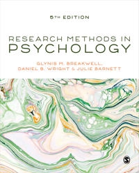 Research methods in psychology; Glynis M. Breakwell; 2020