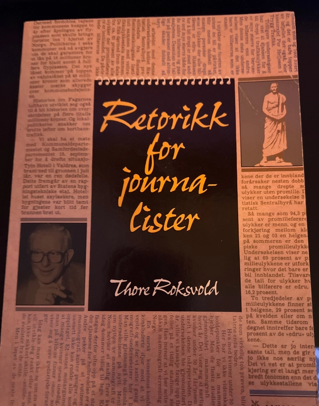 Retorikk for journalister; Thore Roksvold; 1989