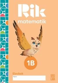 Rik matematik 1 B Elevbok; Andreas Ryve, Manuel Tenser, Patrik Gustafsson, Fredrik Blomqvist, Hillevi Gavel; 2021