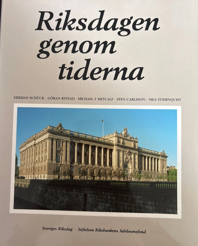 Riksdagen genom tiderna; Herman Schück, Ingemund Bengtsson, Nils Stjernquist, Riksbankens jubileumsfond; 1992