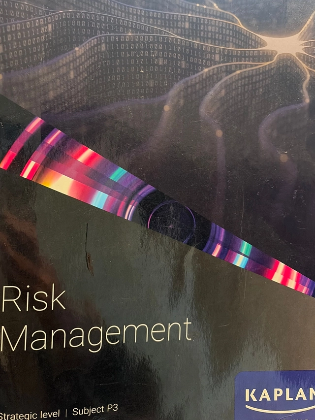 Risk Management; CIMA official study text; 2021