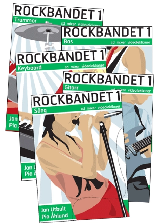 Rockbandet 1 (bokpaket); Pia ÅHlund, Jan Utbult; 2017