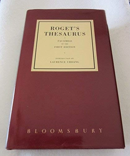 Roget's thesaurus of English words and phrases : facsimile of the first edition 1852; Peter Mark Roget; 1987