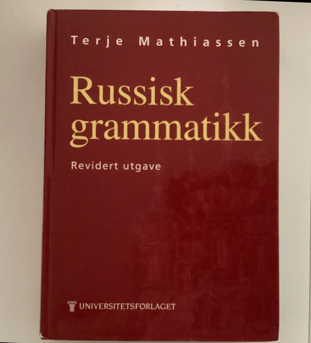 Russisk grammatikk; Terje Mathiassen; 1996