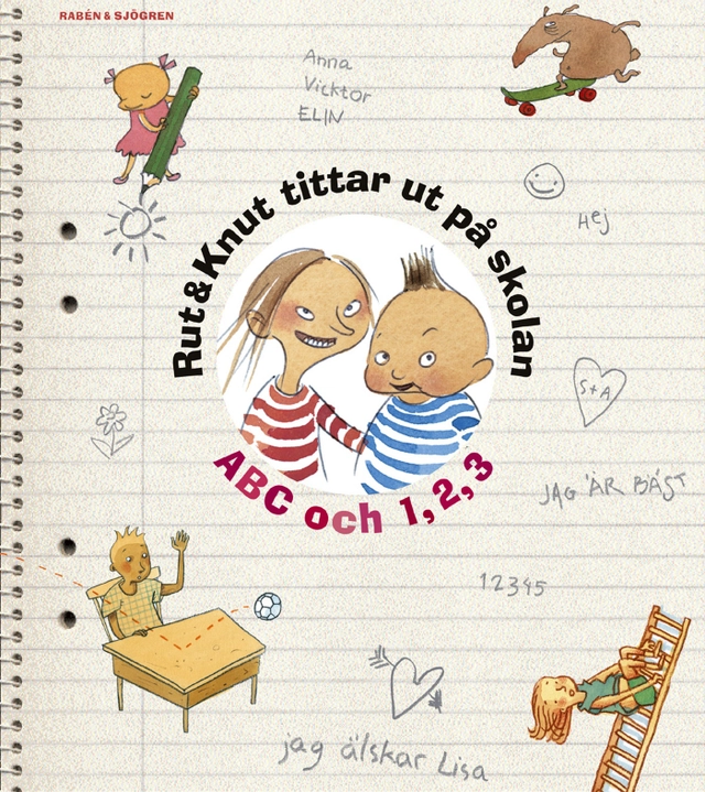 Rut & Knut tittar ut på skolan : ABC & 1,2,3; Carin Wirsén, Mats Wänblad, Mattias Danielsson, Lena Ollmark; 2004