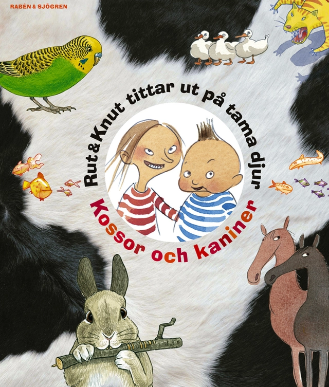 Rut & Knut tittar ut på tama djur : kossor och kaniner; Carin Wirsén, Mats Wänblad, Mattias Danielsson, Lena Ollmark; 2004