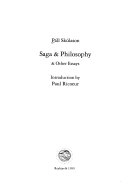Saga and Philosophy; Pall Skulason, Paul Ricoeur; 1999