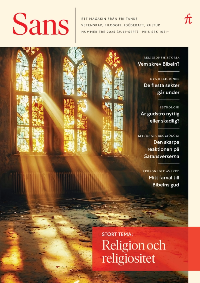 Sans 3/2025. Religion och religiositet; Björn Fjæstad; 2025
