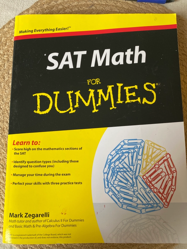 SAT Math For Dummies; Mark Zegarelli; 2010