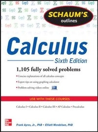 Schaum's outline of calculus; Frank. Ayres; 2012