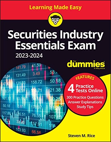 Securities Industry Essentials Exam 2023-2024 For Dummies with Online Practice; Steven M. Rice; 2022