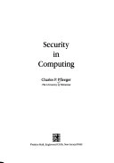 Security in computing; Charles P. Pfleeger; 1989