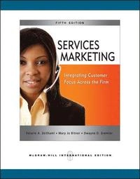 Services marketing : integrating customer focus across the firm; Valarie A. Zeithaml; 2009
