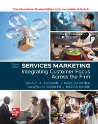 Services marketing : integrating customer focus across the firm; Valarie A. Zeithaml; 2024