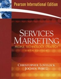Services marketing : people, technology, strategy; Christopher H. Lovelock; 2007
