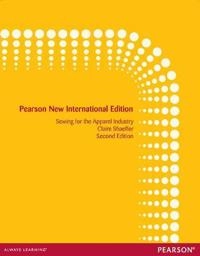 Sewing for the apparel industry; Claire B. Shaeffer; 2014
