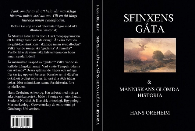 Sfinxens gåta & Människans glömda historia.; Hans Oreheim; 2024