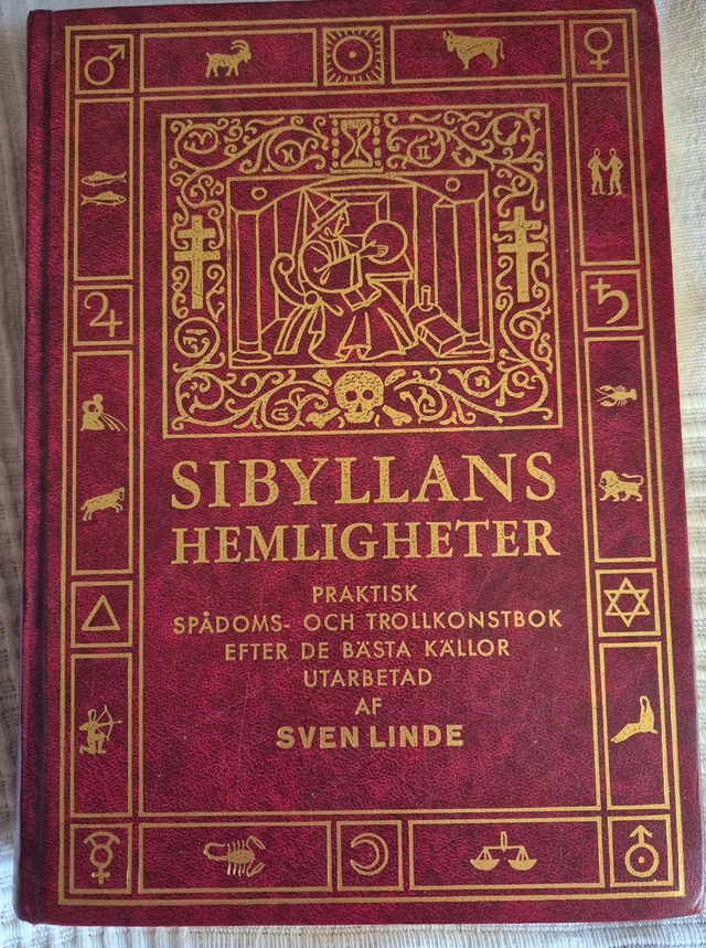 Sibyllans hemligheter : illustrerad trolleri- och spådomsbok : efter äldre källor; Axel Carlborg; 1979