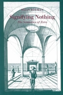 Signifying Nothing; Rotman Brian; 1993