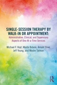 Single-session therapy by walk-in or appointment - administrative, clinical; Moshe (tel-aviv University Talmon; 2018