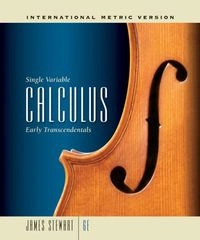 Single Variable Calculus; James Stewart; 2008