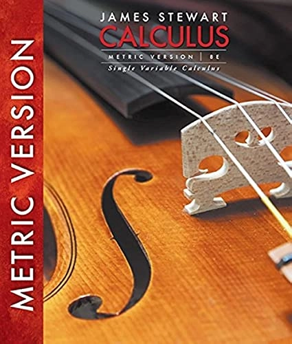 Single variable calculus : metric version; James Stewart; 2015
