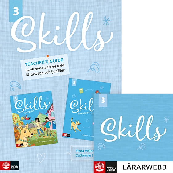 Skills åk 3 Teacher's Guide med lärarwebb 12 mån; Fiona Miller, Catherine Edholm; 2023