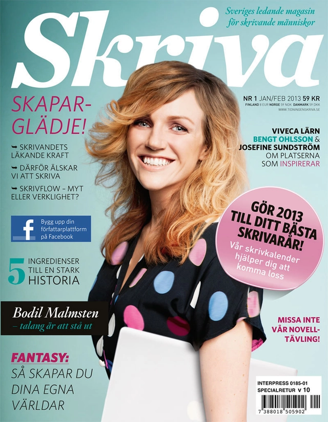 Skriva nr 1(2013) Skaparglädje; Per Adolfsson, Martin Karlsson; 2012