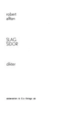 Slagsidor : dikter; Robert Alftan; 1975
