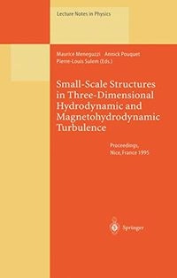 Small-scale structures in three-dimensional hydrodynamic and magnetohydrodynamic turbulence : proceedings of a workshop held at Nice, France, 10 - 13 January 1995; Maurice Meneguzzi, Annick Pouquet, Pierre-Louis Sulem; 1995