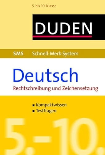SMS Deutsch - Rechtschreibung und Zeichensetzung 5.-10. Klasse; Birgit Hock, Claudia Fahlbusch; 2013