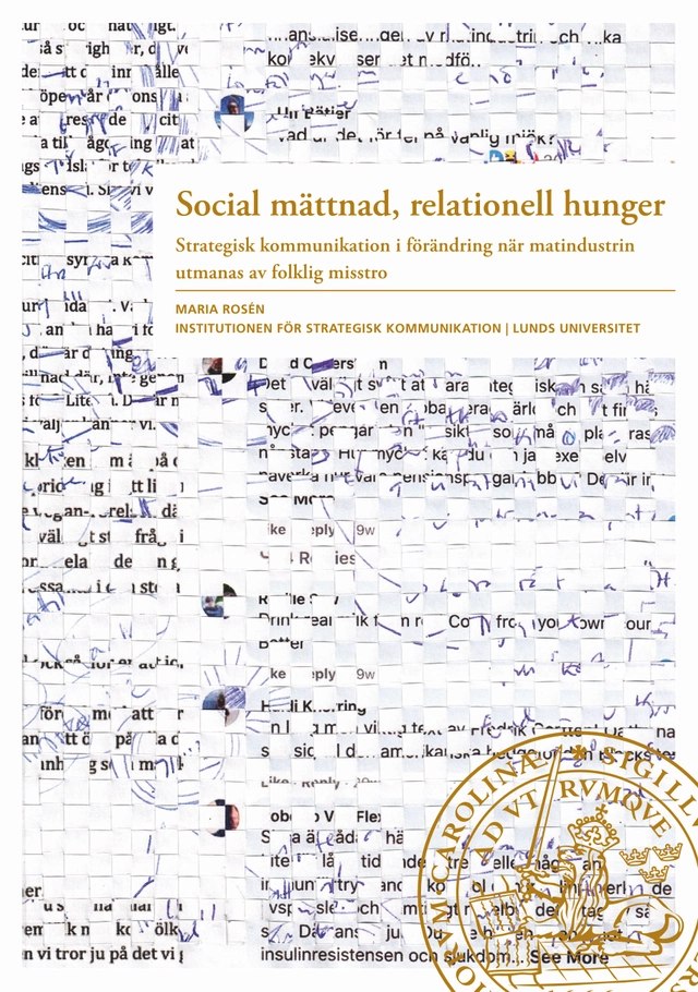 Social mättnad, relationell hunger; Maria Rosén; 2021