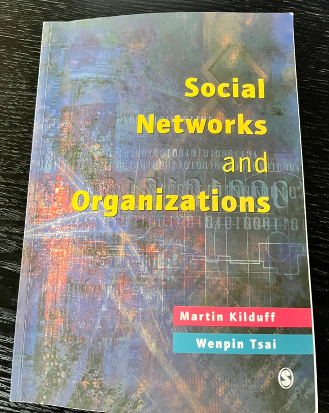 Social networks and organizations; Martin Kilduff; 2003