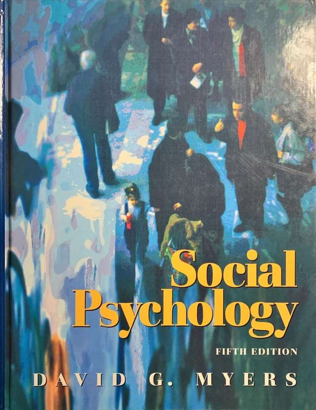 Social psychology; Myers, David G; 1996