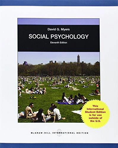Social psychology; David G. Myers; 2012