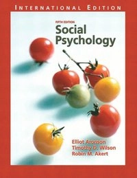 Social psychology; Elliot Aronson; 2005