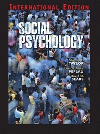 Social psychology; Shelley E. Taylor; 2006