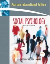 Social psychology; Elliot Aronson; 2007