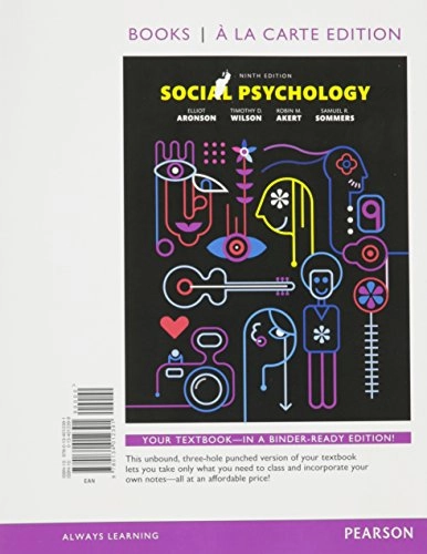 Social psychology; Timothy D. Wilson; 2016