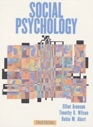 Social psychology; Elliot Aronson; 1999