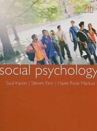 Social psychology; Saul M. Kassin; 2008