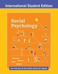 Social psychology; Thomas Gilovich; 2024