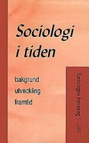 Sociologi i tiden; Lars Hansen; 1997